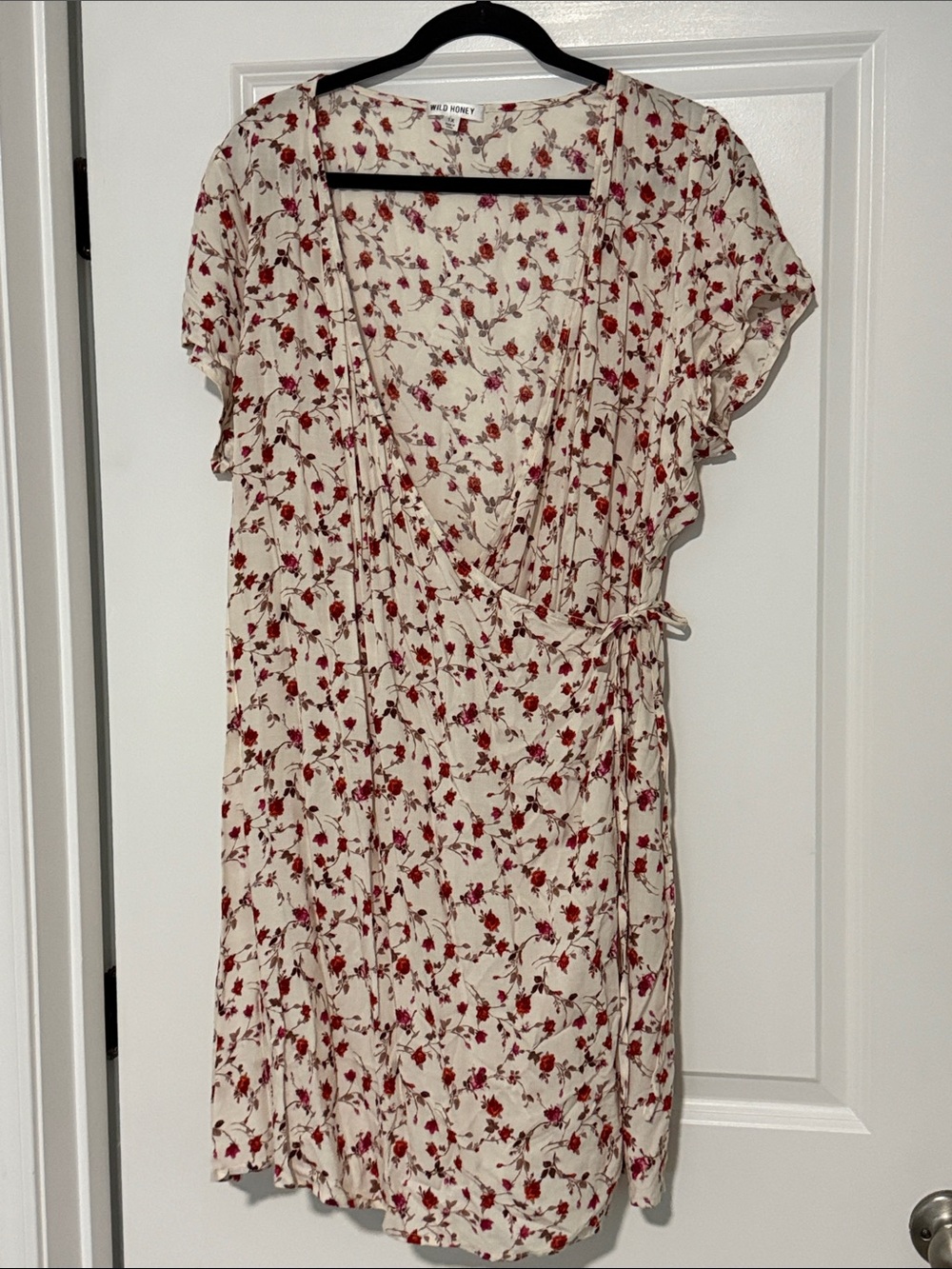 Wild Honey Floral Wrap Dress